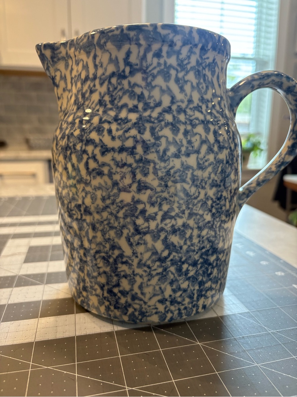 Large Roseville Pottery Pitcher — Excellent Condition